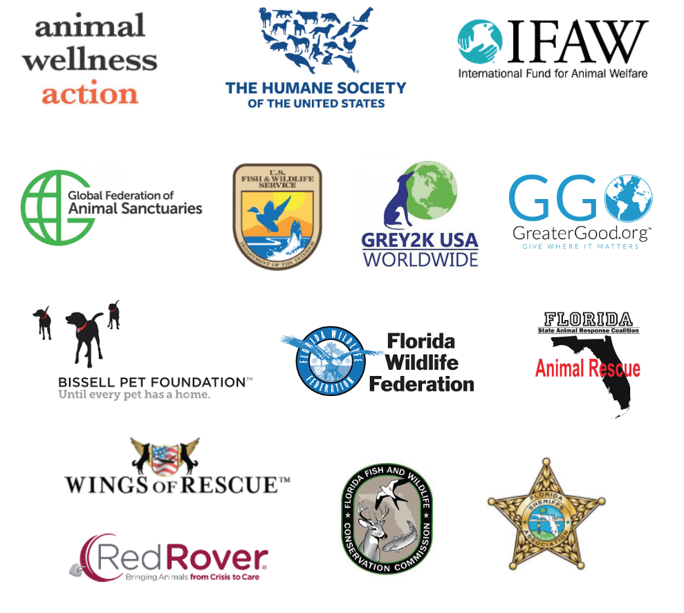 Partners of Alaqua Animal Refuge logos of the Partners of Alaqua Animal Refuge